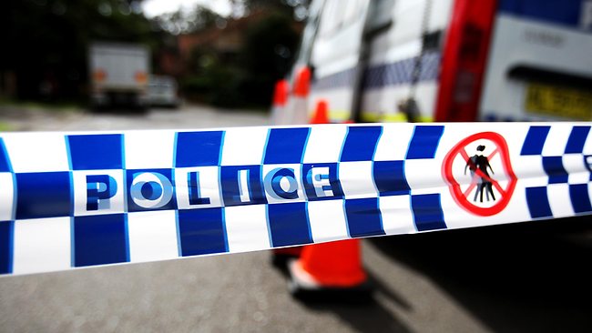 Police have cordened off the area as they search for clues. PHOTO: Supplied. 