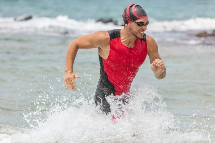Triathlon,Swimming,Man.,Male,Triathlete,Swimmer,Running,Out,Of,Ocean