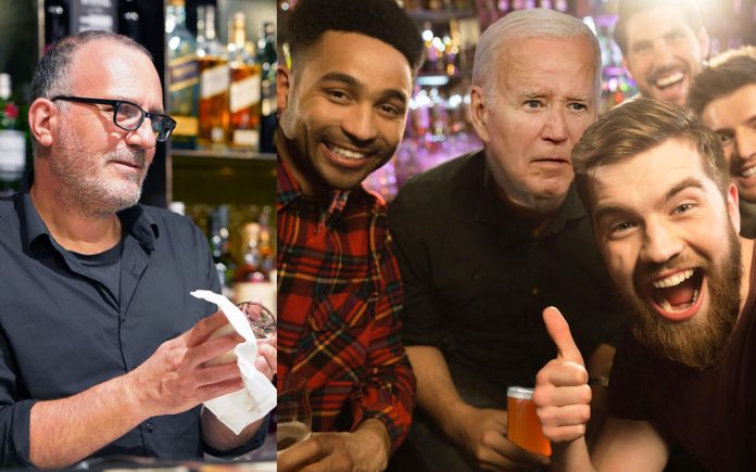bartender stare biden