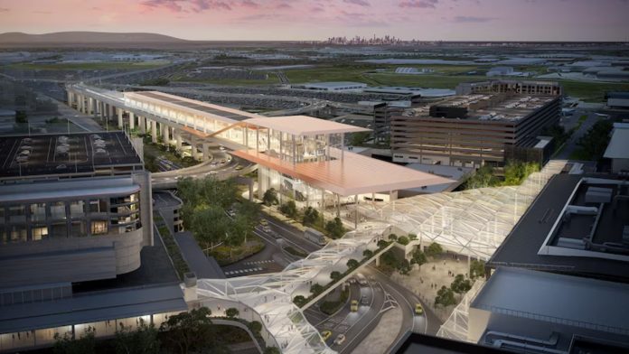 Melbourne airport rail